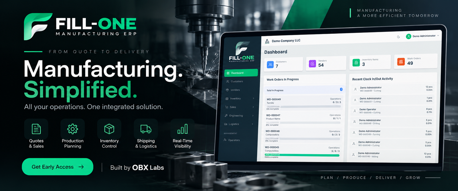 Fill-One Dashboard